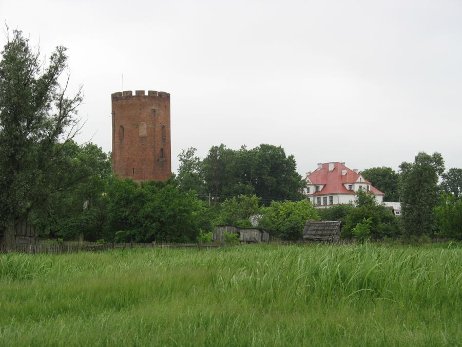 Белая Вежа вид с реки - редкая фотография