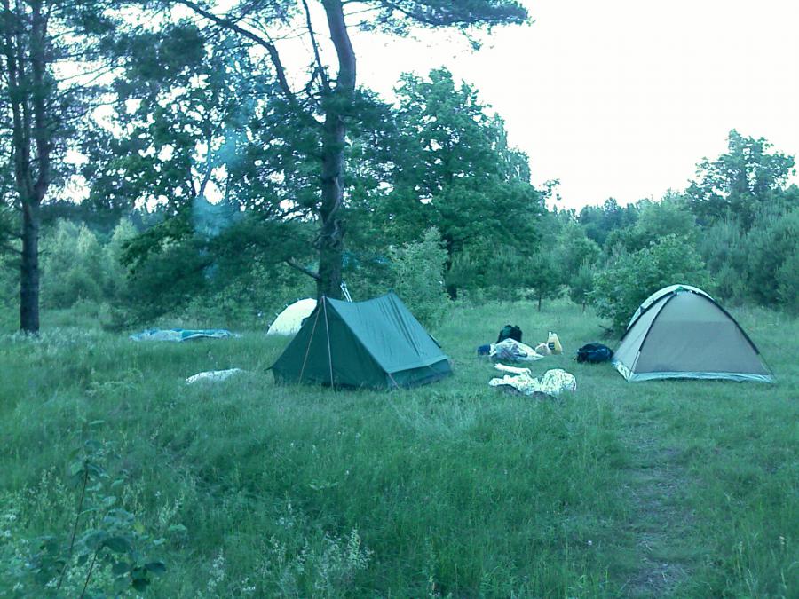 Наш последний палаточный лагерь на маршруте